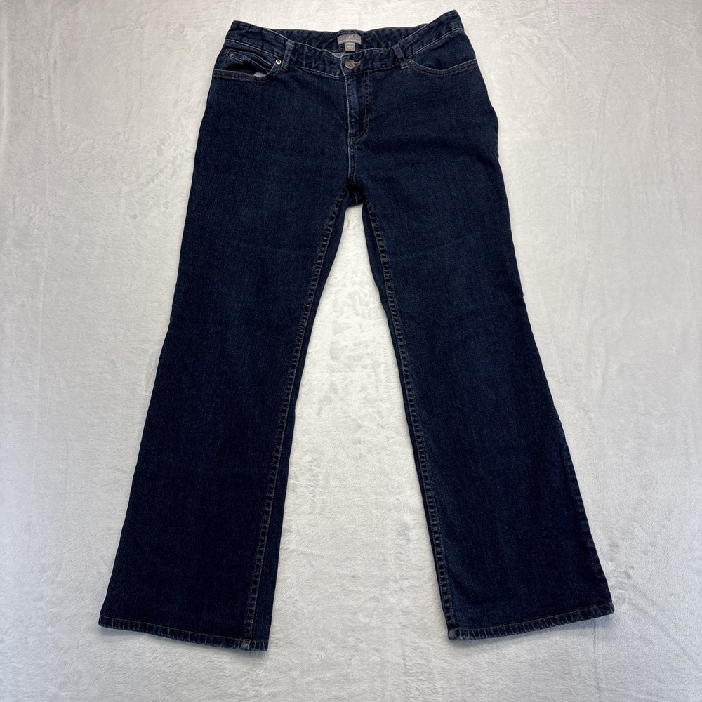 J Jill Jeans Women's 8 Stretch Authentic Fit Below Waist Medium Wash Denim Boot